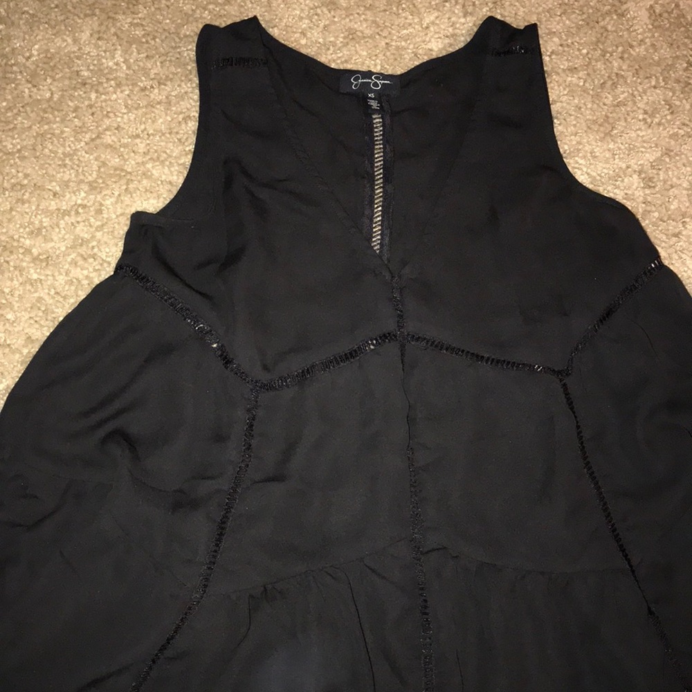 Black Flowy Tank Top